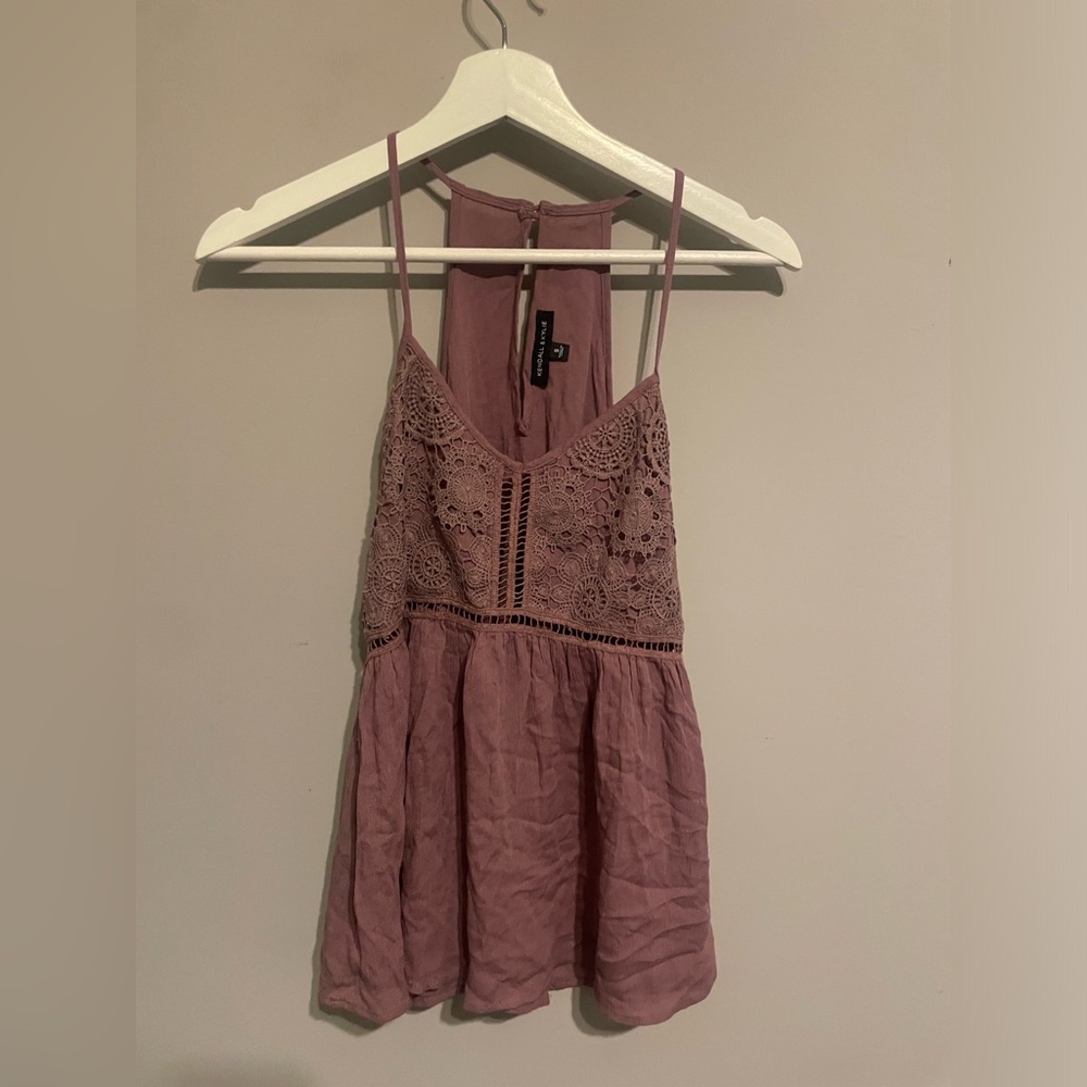 Purple‎ Kendall & Kylie babydoll top size Small